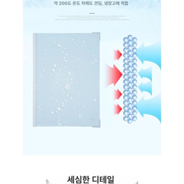 프리미엄 공간분리 유리 파티션 클린 가벽 폴라리스 535mmx330mm 양쪽 가장자리 맞춤형 한쪽 가장자리 - 상세 이미지 3