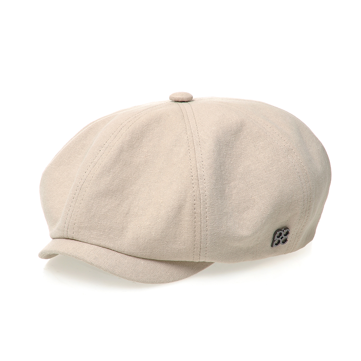 마혼방 단색 남성 헌팅캡 모자 뉴스보이캡 봄 여름 린넨 빵모자 M L XL - 상품 이미지