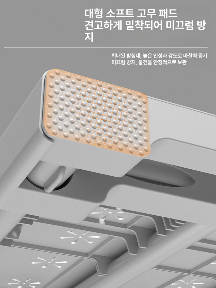 옷장 칸나누기 선반 소품정리 장농 칸막이 파티션 정리함 자유 분리 91-122cm 24cm - 상세 이미지 4