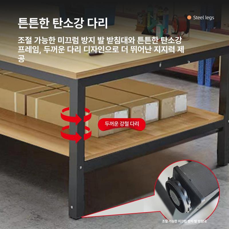 작업다이 대형 다기능 작업대 목공작업대 산업용 데스크 테이블 창고 - 상세 이미지 4