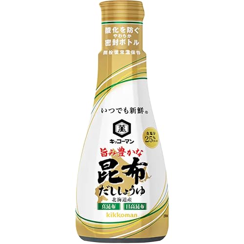 기꼬만 언제나 신선 감칠맛 풍부한 다시마 간장 200ml 6개입