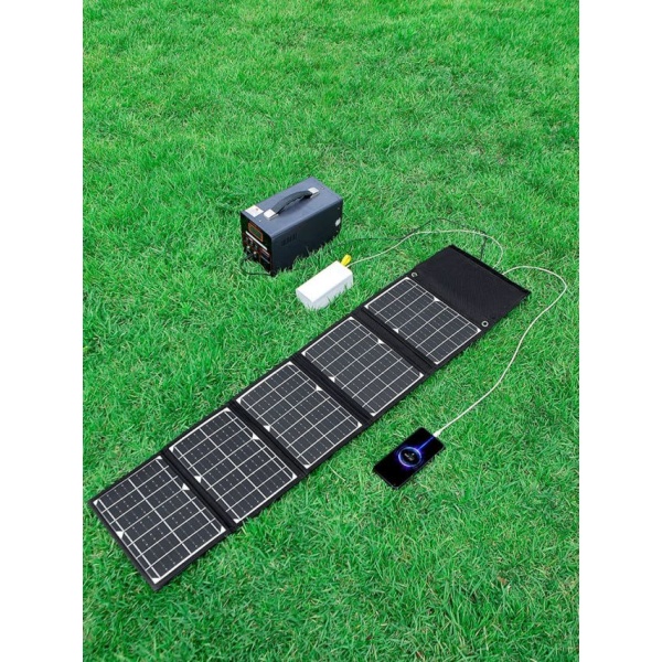 고효율 태양광 듀얼 USB 블랙 40W ESS 장치 인버터 전원공급 패널 접이식 14W 블랙 듀얼 US - 상세 이미지 4