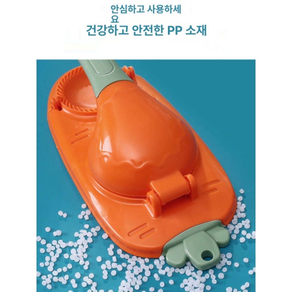 프리미엄 가정용 만두 메이커 만들기 키트 얇은피 수제만두 기계 틸그린 스몰 심플 모델 랜덤 컬러 1개 - 상세 이미지 3