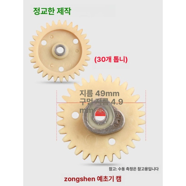 최신 가정용 모터 오버록 수선용 부품 교체품 프리미엄 터보밸브 포함 기어벨트 교체 139 프리미엄 터보밸브 미포함 - 상세 이미지 3