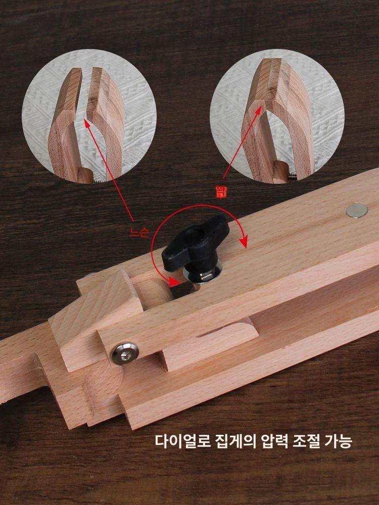 가죽공예 포니클램프 고정틀 클립 핸드 나무 플렉스맨 스티칭 테이블 목공 피할 벤치드릴 - 상세 이미지 4
