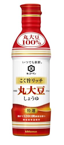 기꼬만 언제나 신선 고쿠우마 리치 특선 통대두 간장 450mlX3병