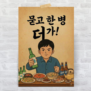 K11 술집 인테리어 대형 레트로 복고 포스터 옛날 감성 포차 개업 선물... 솔직 후기 | 실제 배치 사진 포함 - 상품 이미지 1