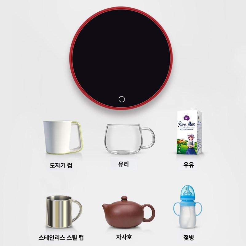 전기 티워머 차 유리티포트 블랙 항온 홍차 인덕션 블랙 - 상세 이미지 5