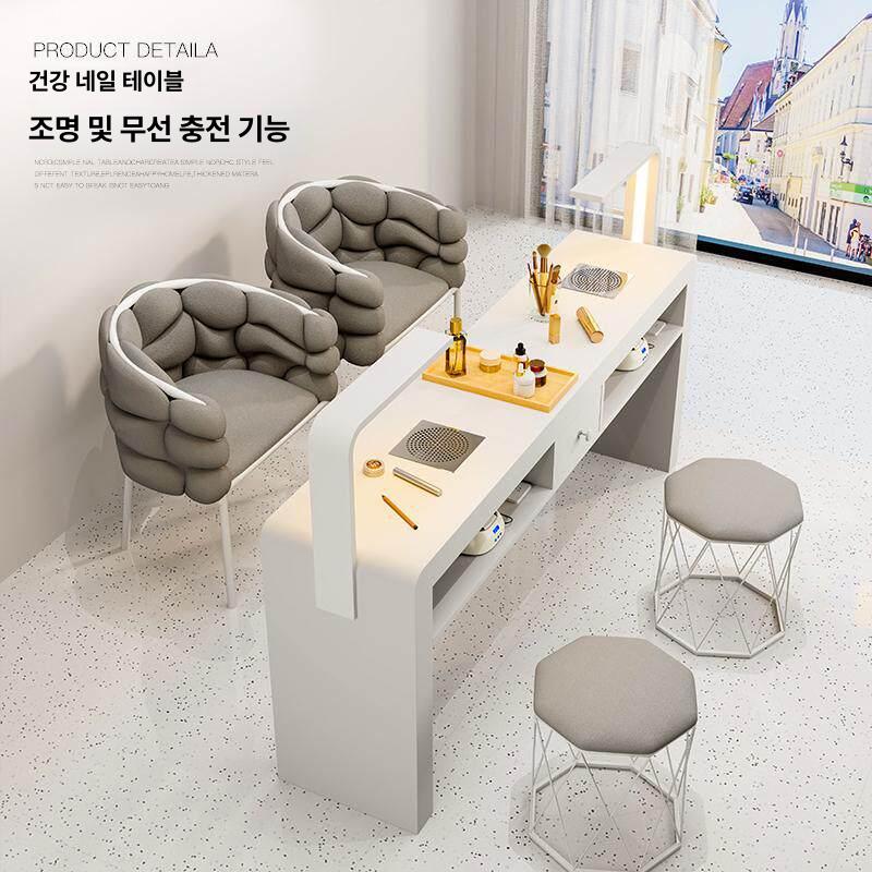 네일테이블 네일샵 네일아트 뷰티 손톱 책상 작업대 데스크 - 상세 이미지 4