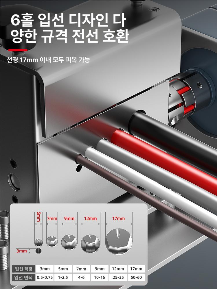 전동 전선탈피기 전선까는기계 폐전선 피복기 케이블 까는 - 상세 이미지 3