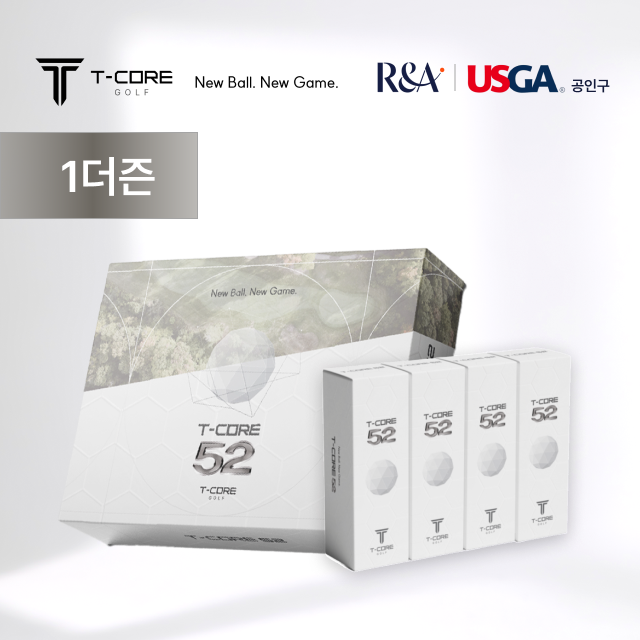 [NEW 제로볼] 티코어 52 제로로스 저압축 골프공 제품 이미지