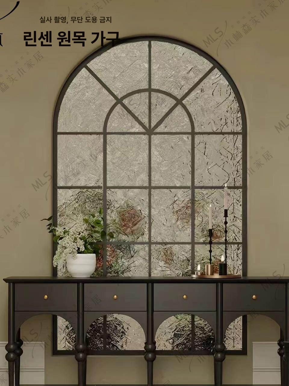 거실 모듈 서랍 수납 진열장 피규어 그릇 콘솔 복도 120x35x80cm 맞춤 제작 프레임 구조 - 상세 이미지 2