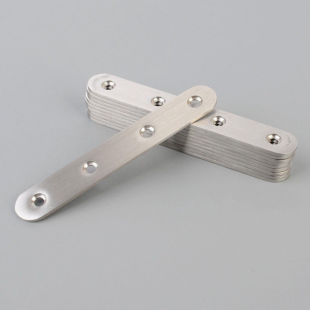 일자 평철 앵글 브라켓 경첩 스텐 보강철판 124mm 10P - 상세 이미지 4