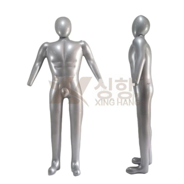 최신 풍선 전신 마네킹 남자 여자 남성 여성 더미 마네킨 손 포함+펌프 남성 손 미포함 펌프미포함 - 상세 이미지 3