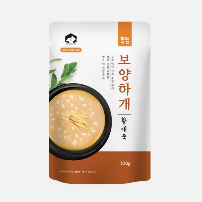 펫러닝 국내산 보양하개 강아지죽 강아지삼계탕 유동식 습식 간식 100g - 상세 이미지 5