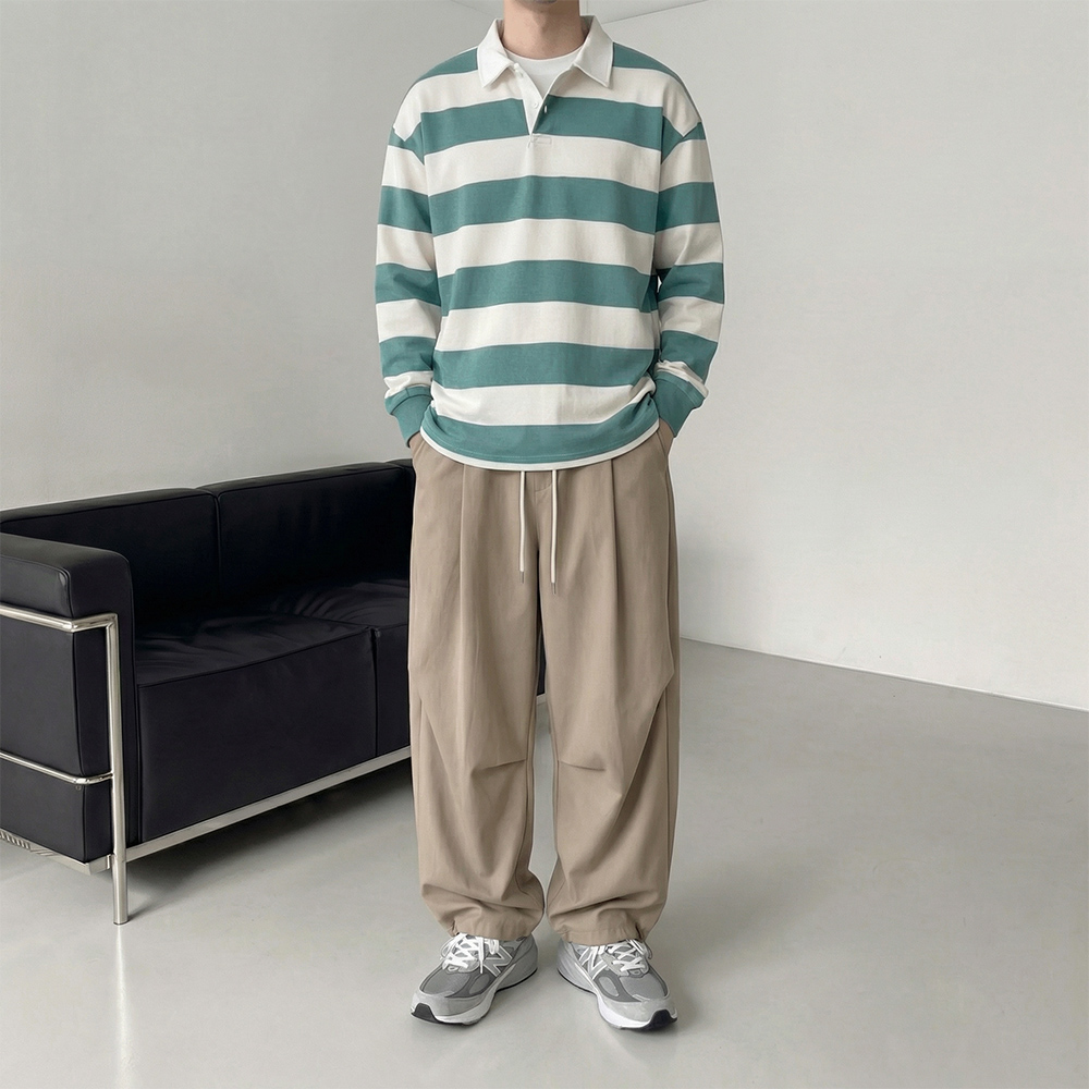 럭비티 럭비카라티 남자오버핏맨투맨 이미지 7