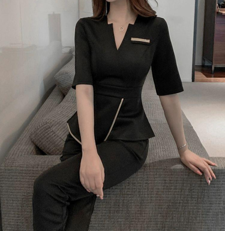 피부샵 유니폼 에스테틱 프론트 뷰티 코디네이터 호텔 마사지샵 미용실 데스크 - 상세 이미지 2