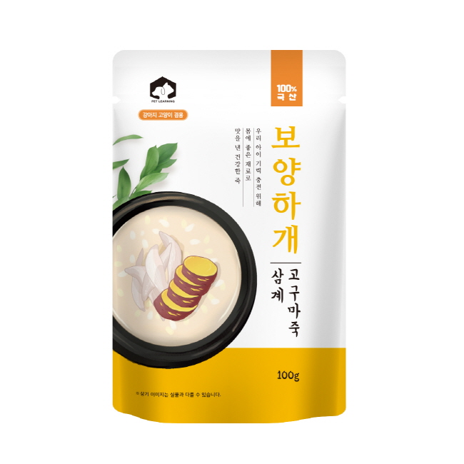 펫러닝 국내산 보양하개 강아지죽 강아지삼계탕 유동식 습식 간식 100g - 상세 이미지 2