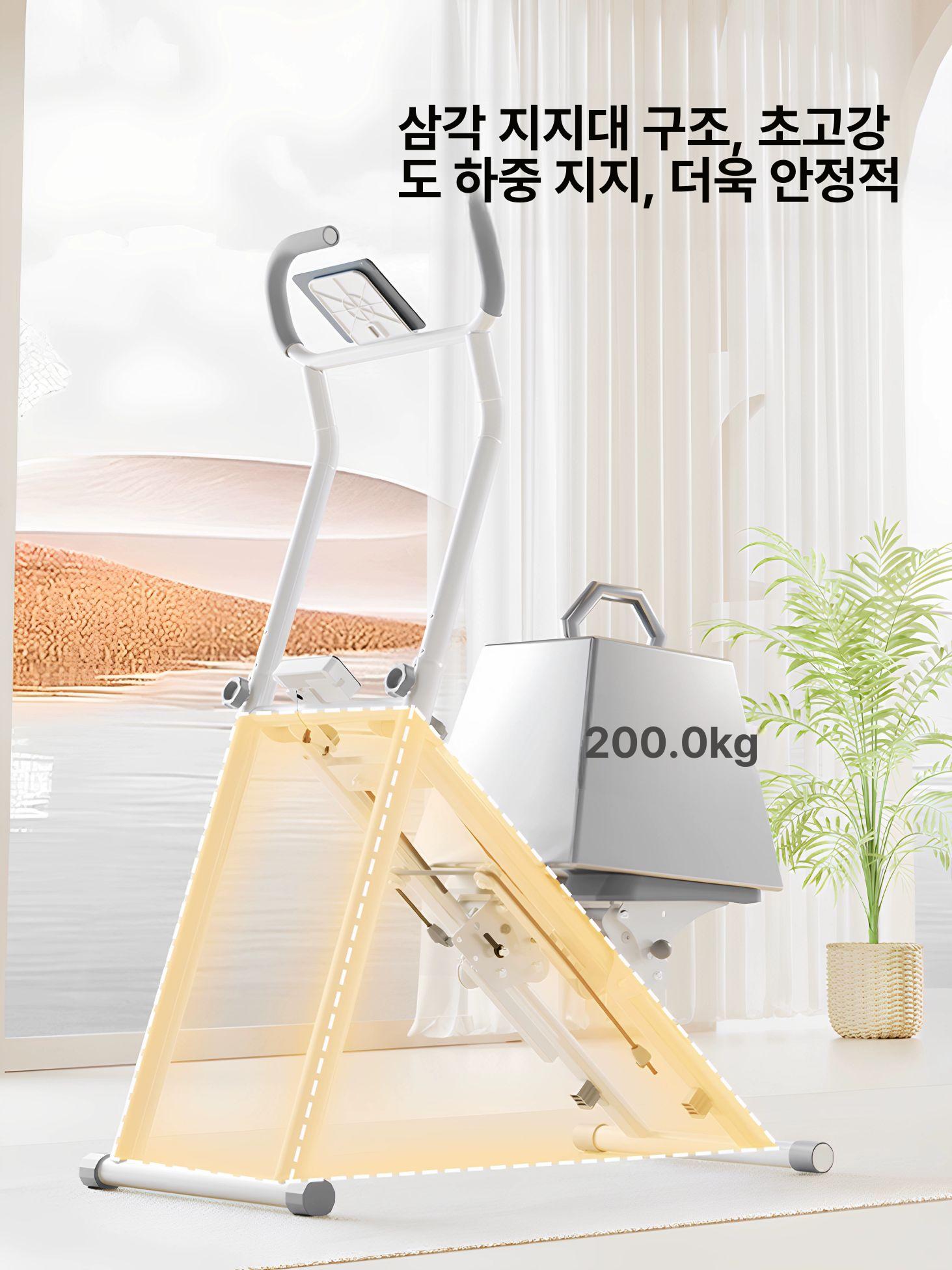 가정용 다기능 계단 오르기 접이식 발판 운동기구 조용한 다이어트 - 상세 이미지 3