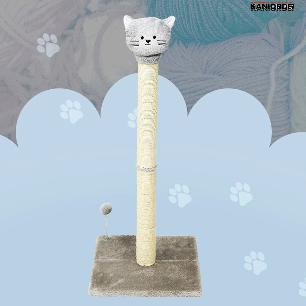 고양이 기둥 스크래처 수직 거실 안전소재 침대 옆 캣 스크레처 - 상품 이미지