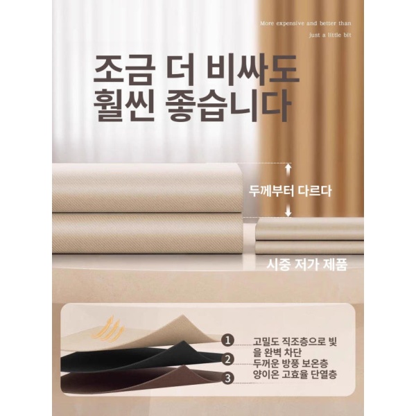프리미엄 파티션 커튼봉 피부관리실 마사지샵 금색 가림천 칸막이 문그레이 600 x 270cm 문그레이 250 x 270cm - 상세 이미지 3