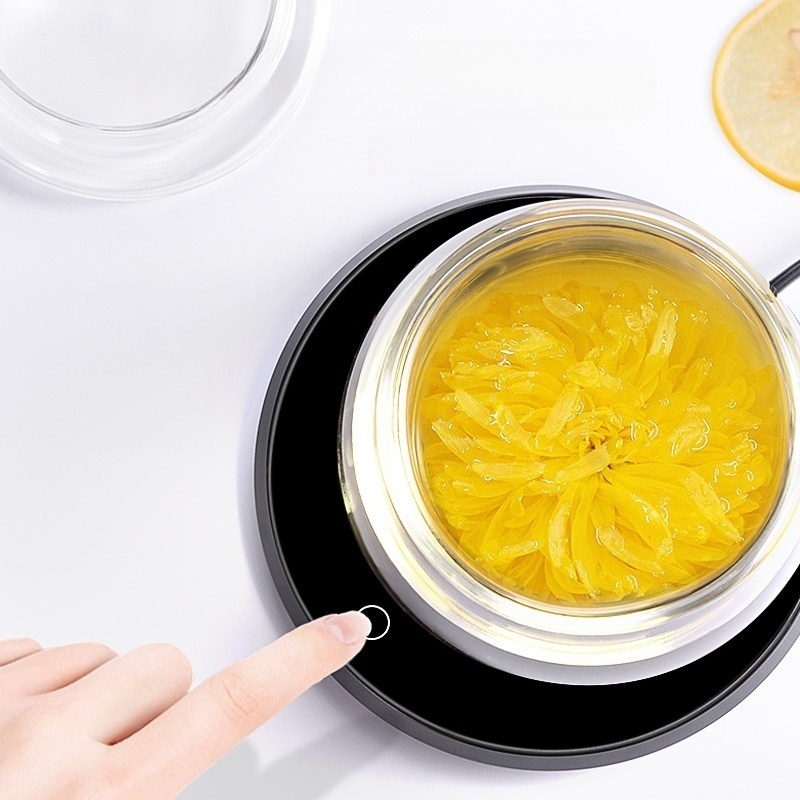 전기 티워머 차 유리티포트 블랙 항온 홍차 인덕션 블랙 - 상세 이미지 2