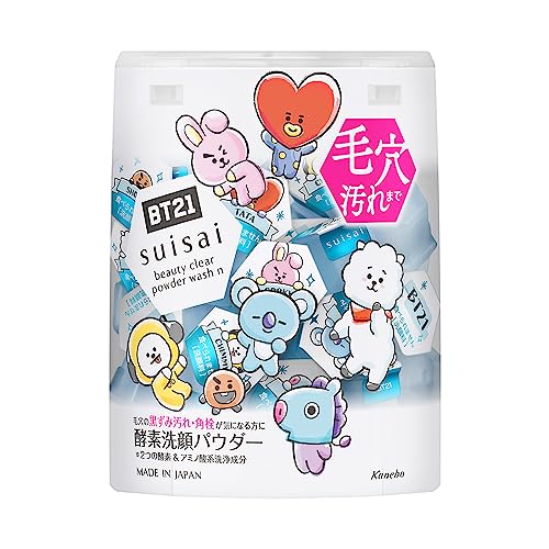 수이사이 뷰티 클리어 파우더 워시 N BT21 효소 세안 세안 파우더 단품 0.4gX32개