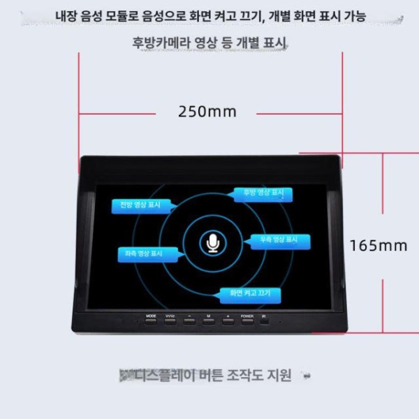 최강화질 중장비 후방 굴삭기 카메라 건설현장 붐 포크레인 지게차 4채널 카드 미포함 듀얼 녹화 카드 미포함 - 상세 이미지 3