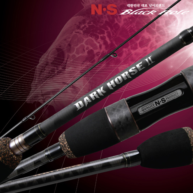 NS블랙홀 다크호스2 쏘가리 낚시대 꺽지로드 S-502UL (꺽지), 1.53m - 상품 이미지