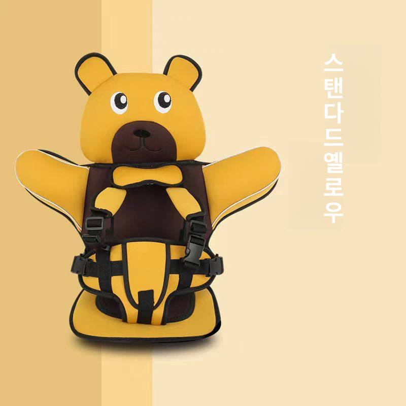 휴대용 카시트 간편 안전 차량 학원 집 슬림형 영 간편슬림형 초등카시트 - 상세 이미지 3
