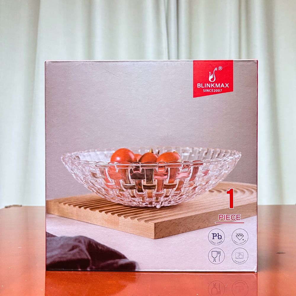 블리스 원형 유리그릇 파스타 샐러드보울 포케볼 대형 25cm 신혼 집들이 선물용 - 상세 이미지 5