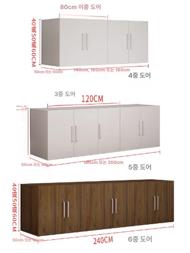 낮은 이불장 수납장 이불 보관함 옷장 안방 원룸 펜션 - 상세 이미지 2