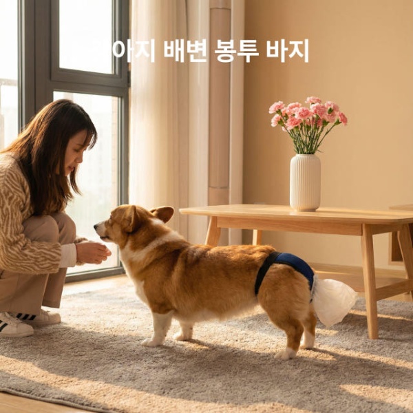 프리미엄 똥 강아지 산책 몬트리 외출 기저귀 노견 팬티 중간 S 2.5-7.5kg S 2.5-7.5kg 중간 - 상세 이미지 2