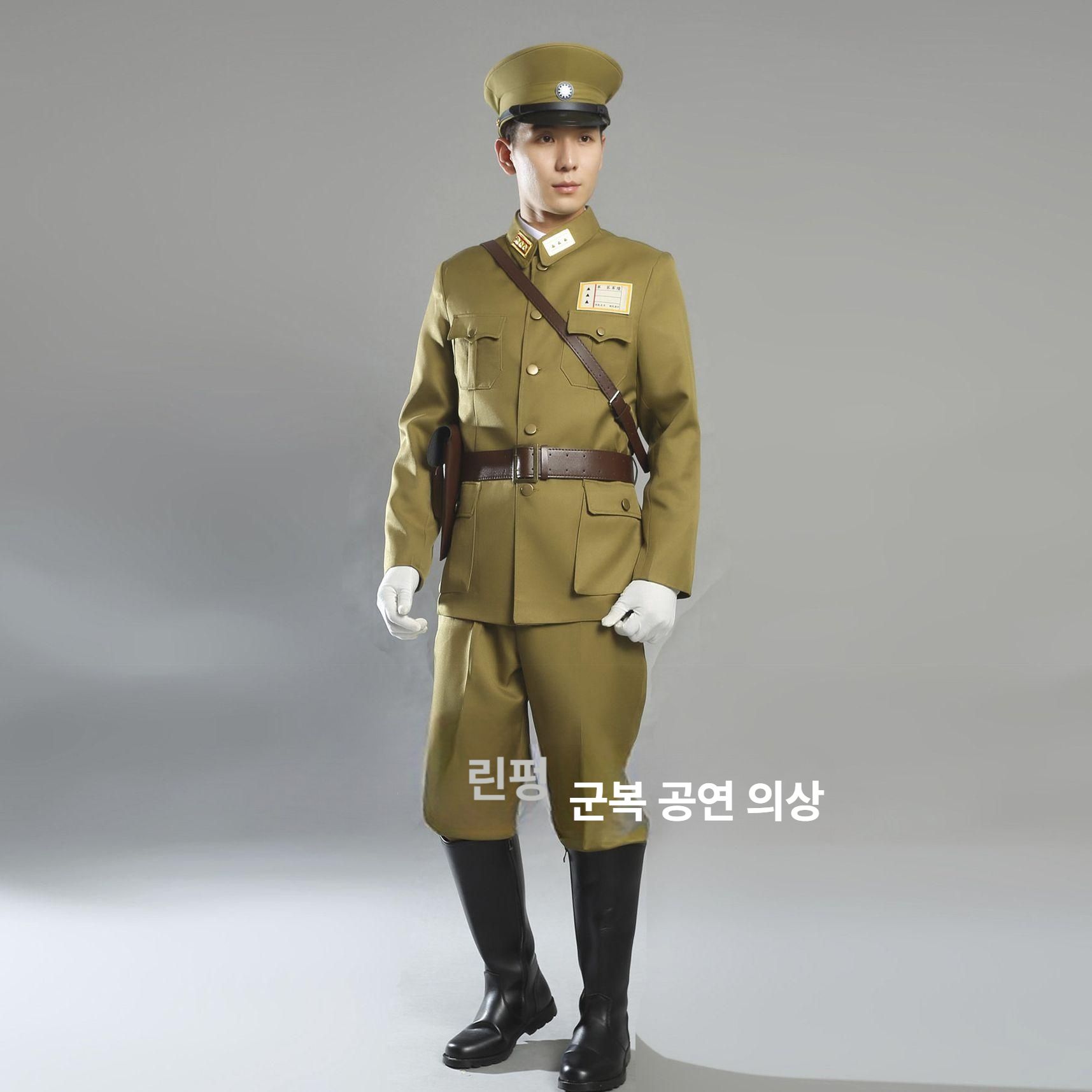 무대의상 군복 의상 위장 코스프레 중세 제복 밀리터리 코스튬 전역복 공연복 - 상세 이미지 4