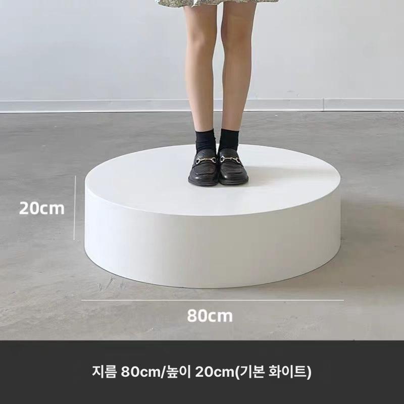 원형단상 스튜디오 촬영 피팅룸 전시 웨딩드레스 R15 지름 60 높이 30 - 상세 이미지 3
