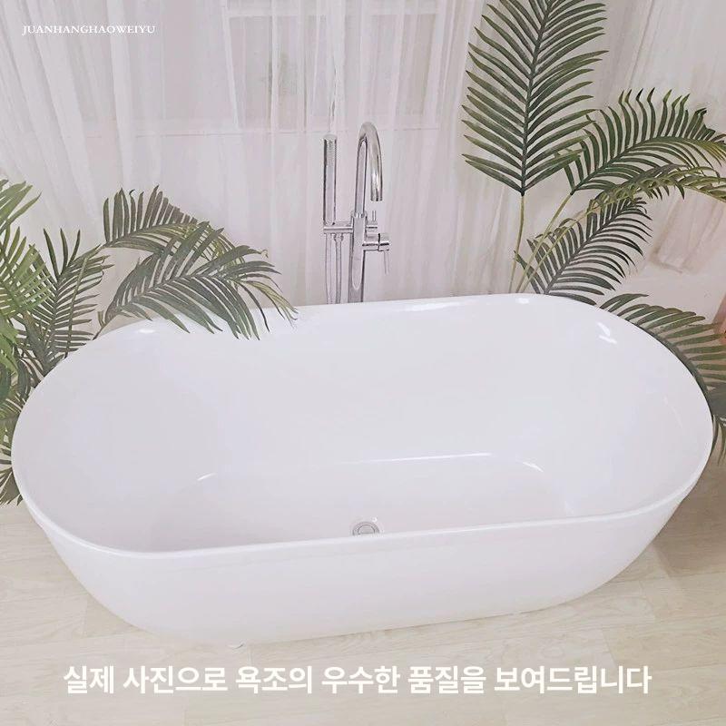 아크릴 반신욕조 독립식 스파용 풀빌라 이동 펜션 미니 고급 간이욕조 마사지 화장실 호텔 - 상세 이미지 5