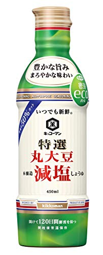 기꼬만 언제나 신선 특선 통대두 감염 간장 450ml
