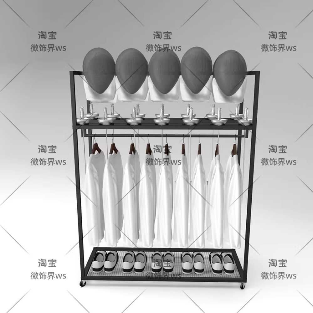 펜싱 헬멧 거치대 마스크 장비 의류 신발 보관 수납대 7개 - 상세 이미지 3