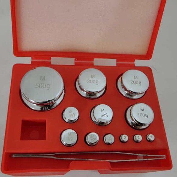 정밀 검교정 표준 분동 계량추 고정밀 평형추 1g-1kg 알루미늄 13개 세트 1g-500g 플라스틱 12개 세트 - 상세 이미지 5
