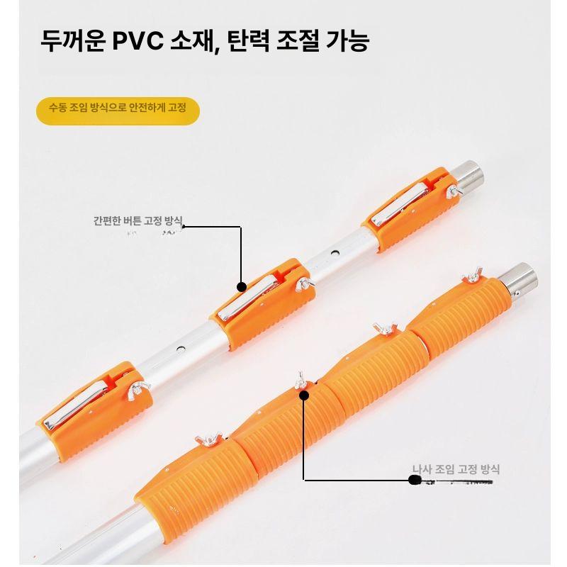 대형 고지낫 잡초 제거 장대낫 과일 따기 비닐 절단기 고지 갈고리 농업용 - 상세 이미지 3