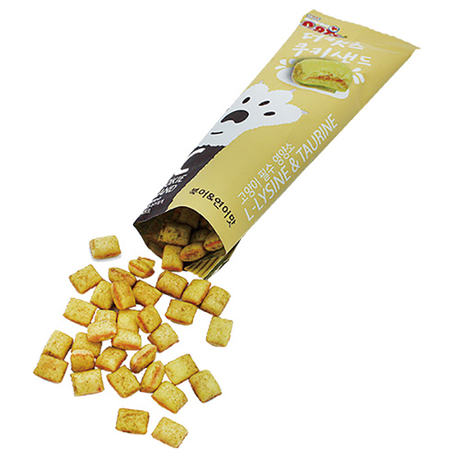 더캣츠 쿠키샌드 고양이쿠키 고양이과자 간식 북어+연어, 20g, 1개 제품 이미지