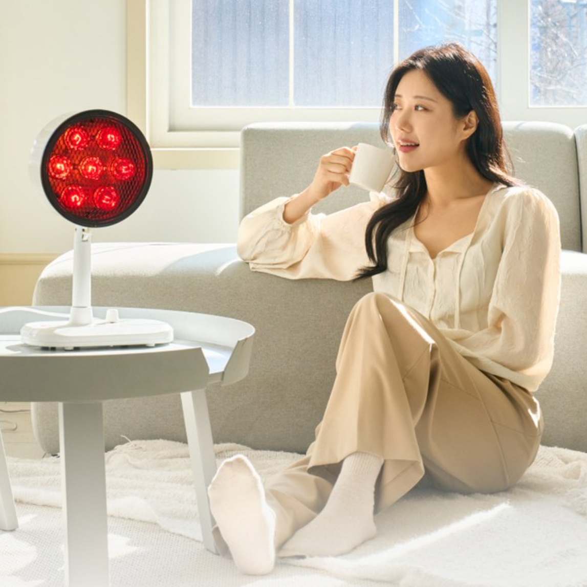 국산 온열 찜질기 어깨 온열기 원적외선 승모근 온열기 적외선 찜질기 - 상품 이미지
