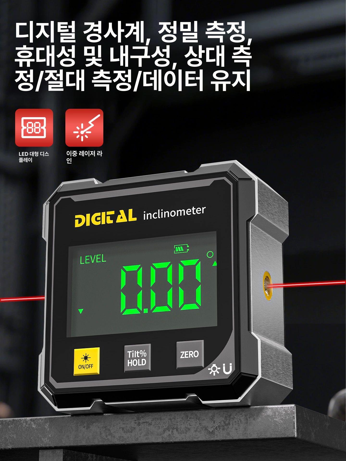 고정밀 각도 측정기 미니 소형 수평기 - 상세 이미지 2