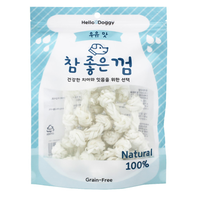 헬로도기 참좋은 강아지양치껌 덴탈껌 이갈이간식 실타래우유껌S, 18개입,... 솔직 후기 | 실제 사용자 리뷰 총정리 - 대표 이미지