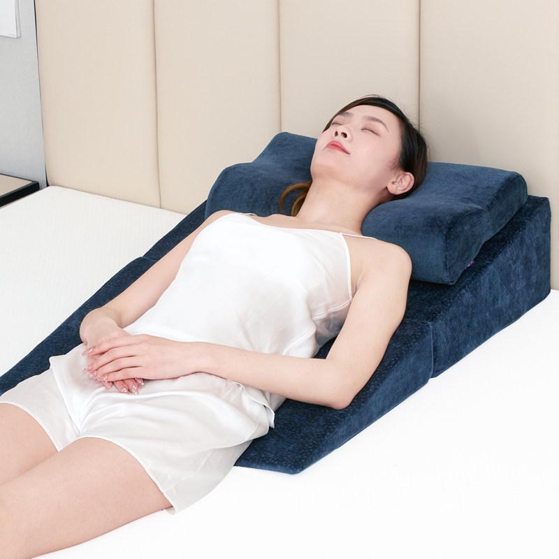경추 경사 삼각 베개 노인 간호용 방침 방지 - 상품 이미지