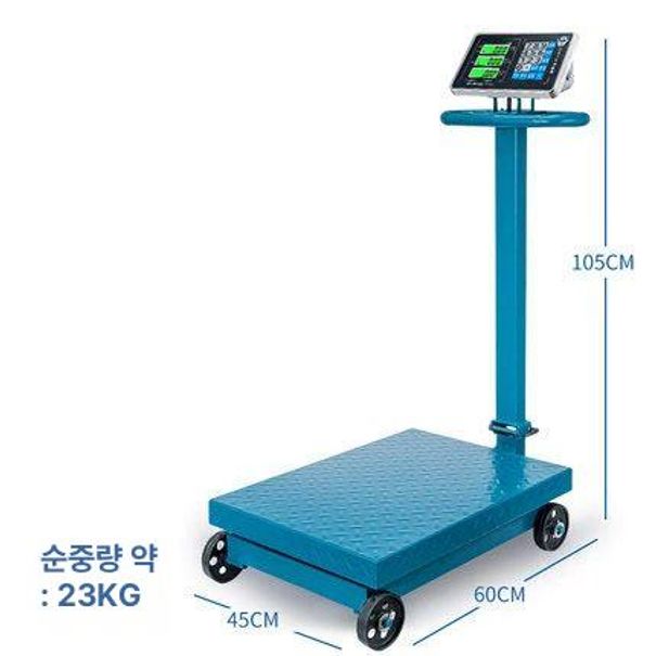 휴대용 전자 저울 택배 대용량 무선 수산물 계량 고중량 화물 수하물 - 상세 이미지 3