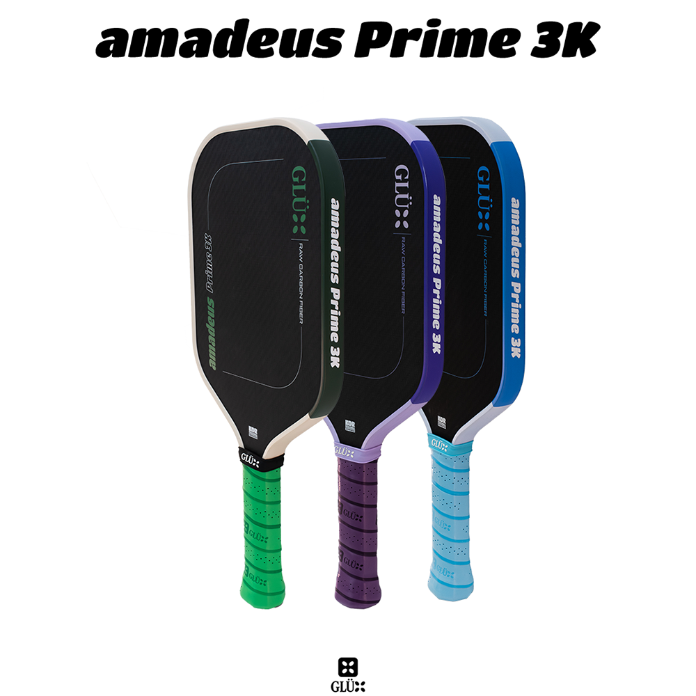 글룩스 피클볼 패들 Amadeus Prime 3K 카본 섬유 라켓 패드 3종 - 상품 이미지
