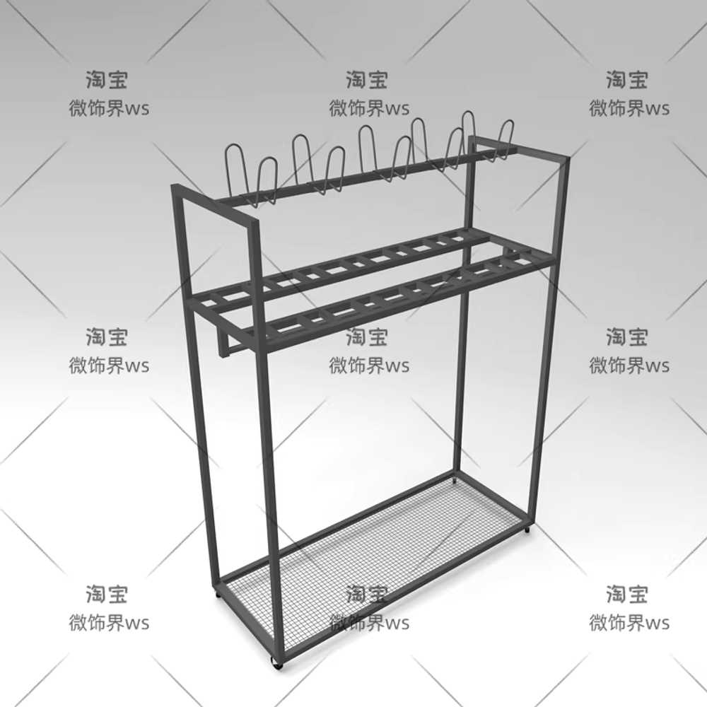 펜싱 헬멧 거치대 마스크 장비 의류 신발 보관 수납대 7개 이미지 6