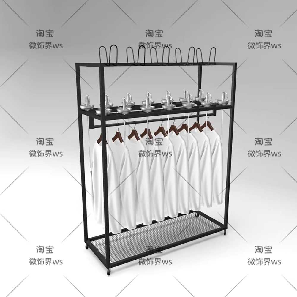펜싱 헬멧 거치대 마스크 장비 의류 신발 보관 수납대 7개 - 상세 이미지 5