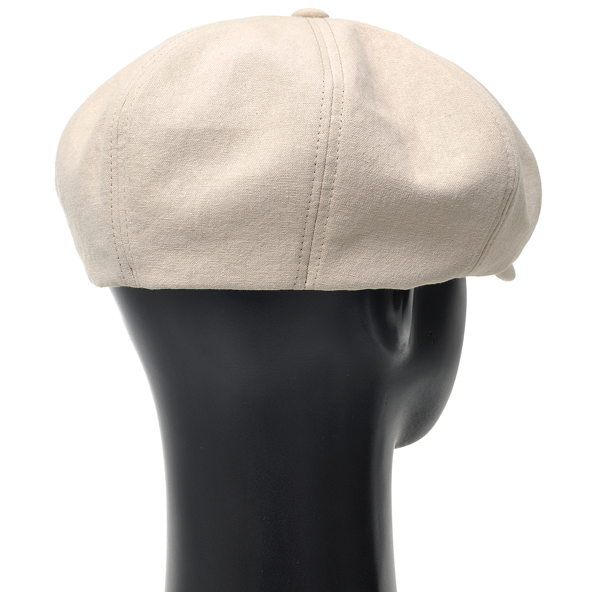 마혼방 단색 남성 헌팅캡 모자 뉴스보이캡 봄 여름 린넨 빵모자 M L XL - 상세 이미지 3